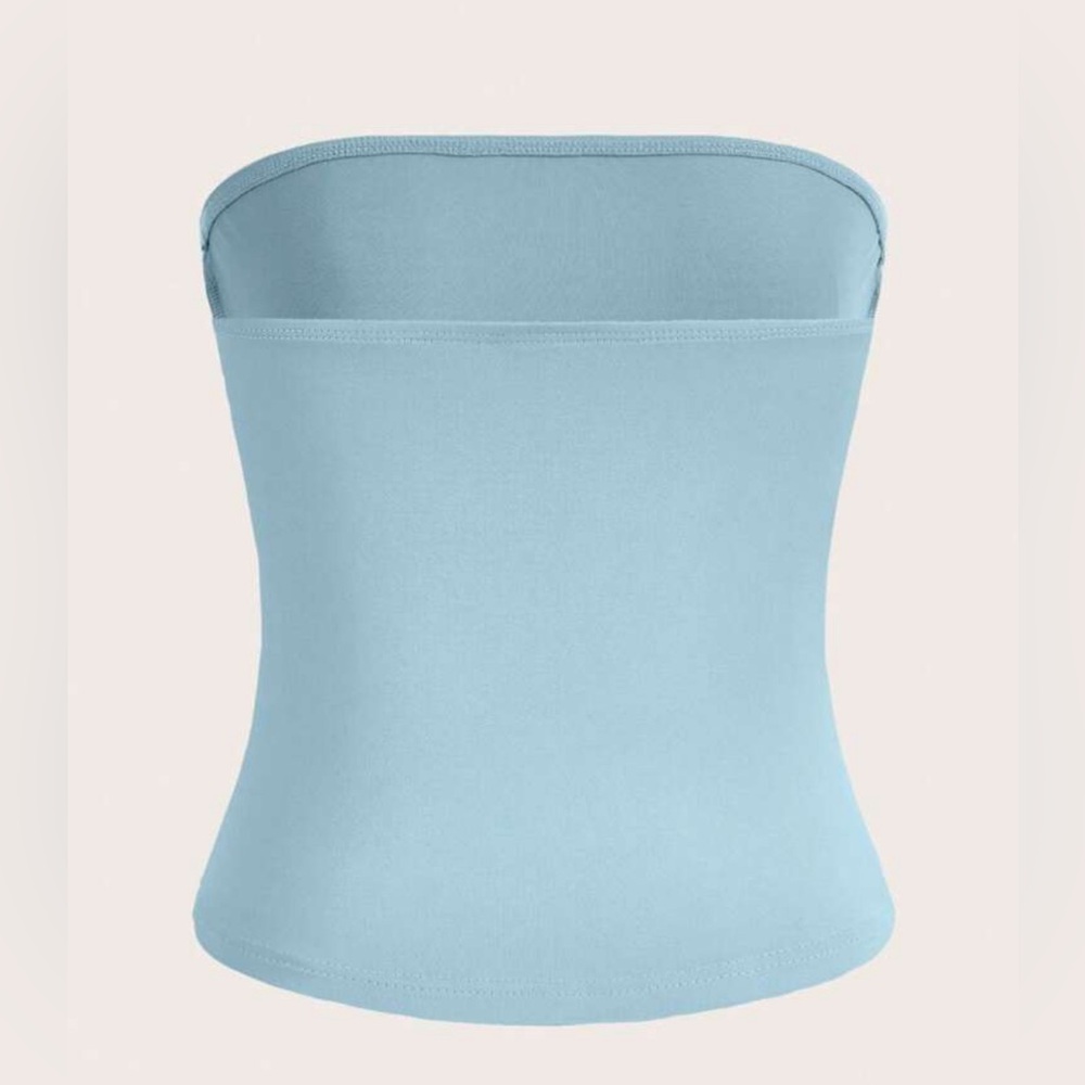 baby blue tube top - Picture 2 of 2
